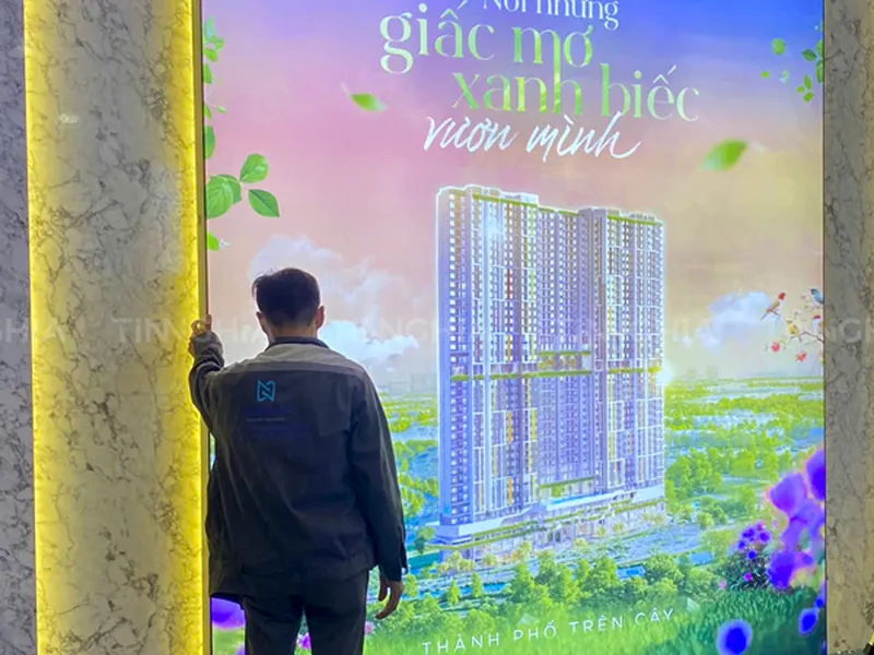 HỘP ĐÈN NHÉT CẠNH KHÔNG VIỀN BÌNH DƯƠNG | BÁO GIÁ LÀM HỘP ĐÈN LED