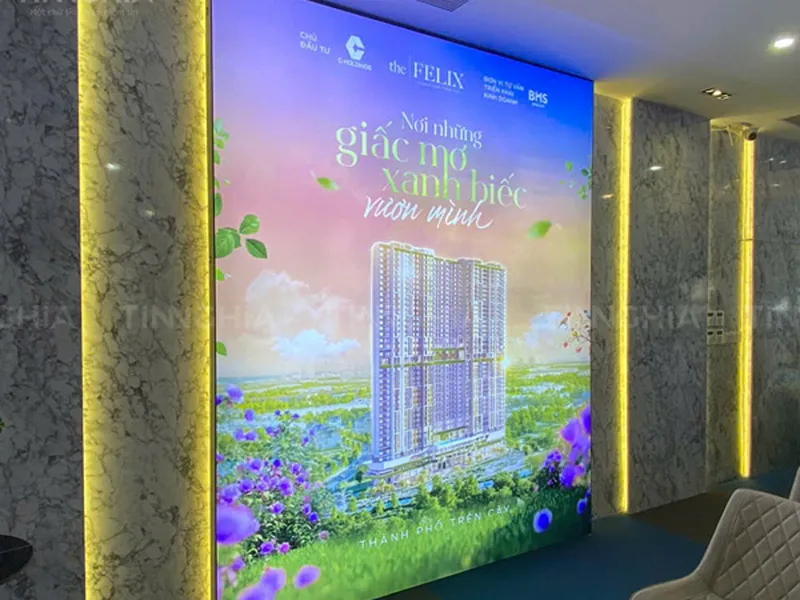 HỘP ĐÈN NHÉT CẠNH KHÔNG VIỀN BÌNH DƯƠNG | BÁO GIÁ LÀM HỘP ĐÈN LED