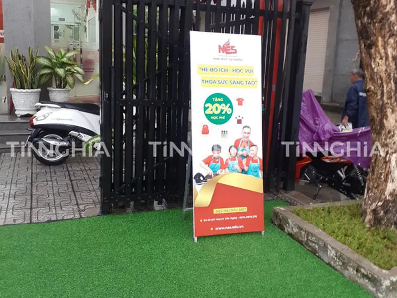 IN BẢNG HIỆU BẠT HIFLEX - STANDEE - BACKDROP - BANER Tại Bình Dương #ANGNGUTUNHIEN