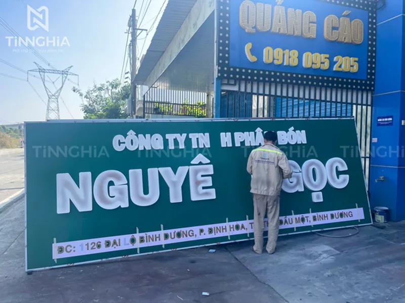 LÀM BẢNG HIỆU ALU THUẬN AN | LÀM BIỂN ALU CHỮ NỔI ĐẸP UY TÍN