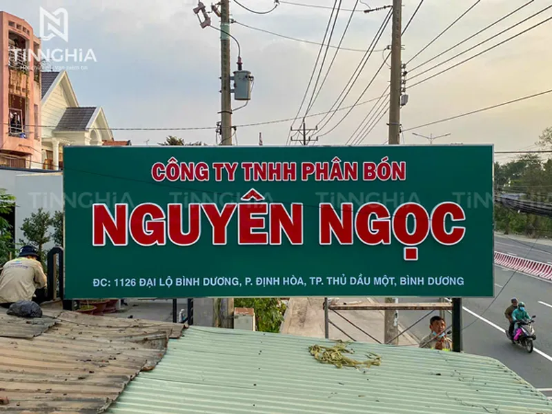 LÀM BIỂN HIỆU ALU THUẬN AN | BẢNG ALU CHỮ NỔI ĐẸP, GẮN LED THEO YÊU CẦU