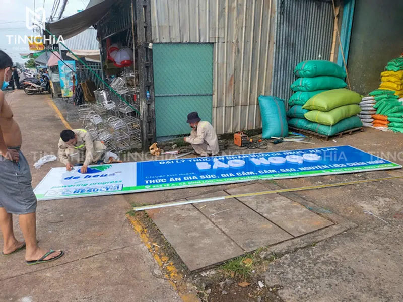 LÀM BẢNG HIỆU CHỮ NỔI BẾN CÁT | LÀM CHỮ NỔI MICA BÌNH DƯƠNG
