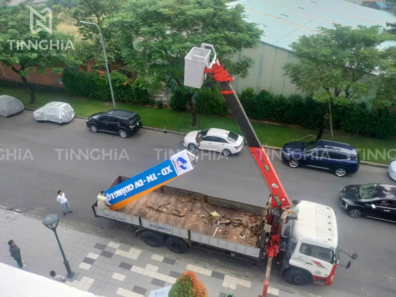LÀM BẢNG HIỆU CÔNG TY BẾN CÁT | BIỂN ỐP ALU CHỮ NỔI ĐÈN LED