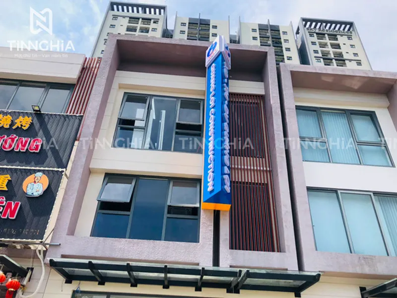 LÀM BẢNG HIỆU CÔNG TY BẾN CÁT | BIỂN ỐP ALU CHỮ NỔI ĐÈN LED