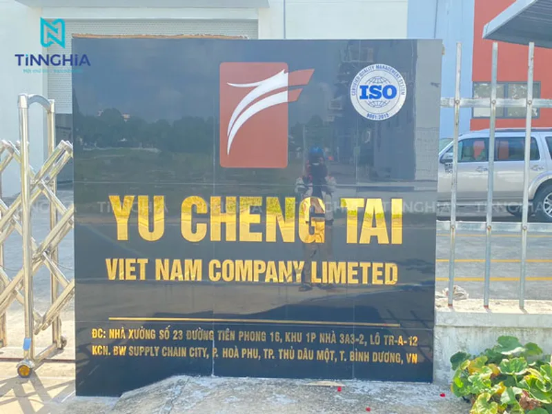 LÀM BẢNG HIỆU INOX VÀNG BÀU BÀNG | LÀM CHỮ INOX GIÁ RẺ BÌNH DƯƠNG