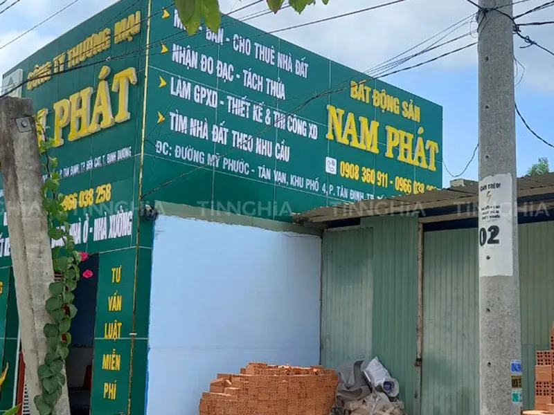 LÀM BẢNG HIỆU CÔNG TY TẠI DĨ AN