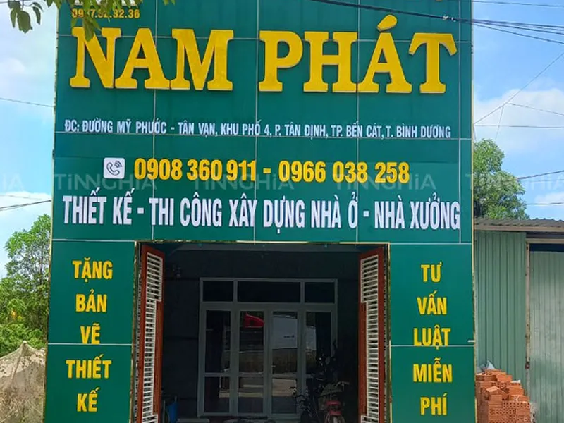 LÀM BẢNG HIỆU CÔNG TY TẠI DĨ AN