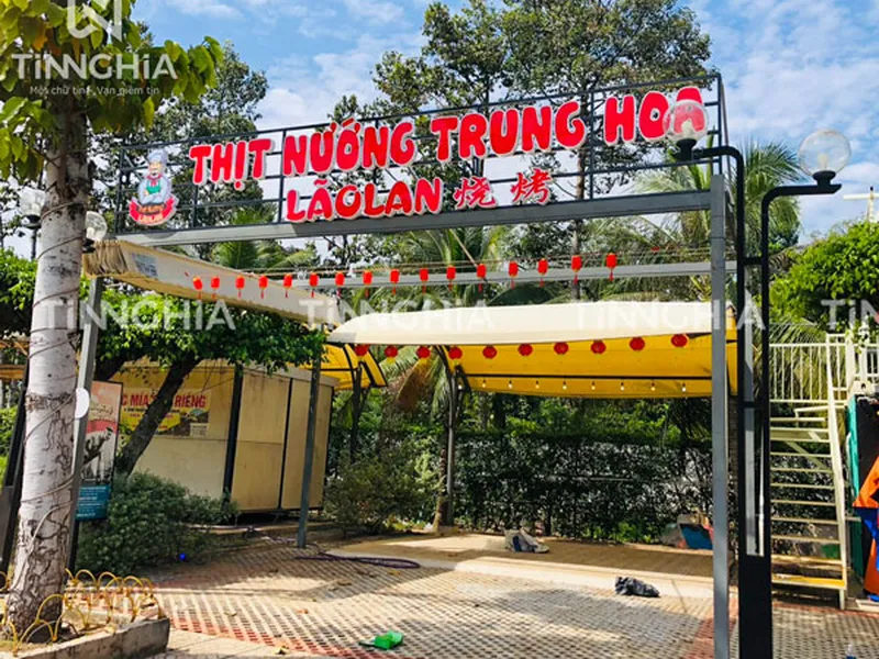 LÀM BẢNG HIỆU MICA THUẬN AN | Gia Công Chữ Nổi Mica Quảng Cáo