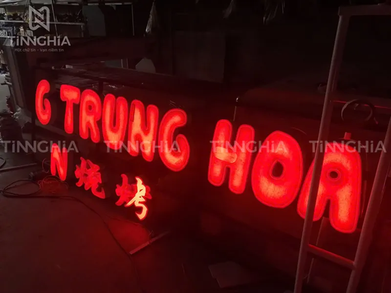 LÀM BẢNG HIỆU MICA THUẬN AN | Gia Công Chữ Nổi Mica Quảng Cáo