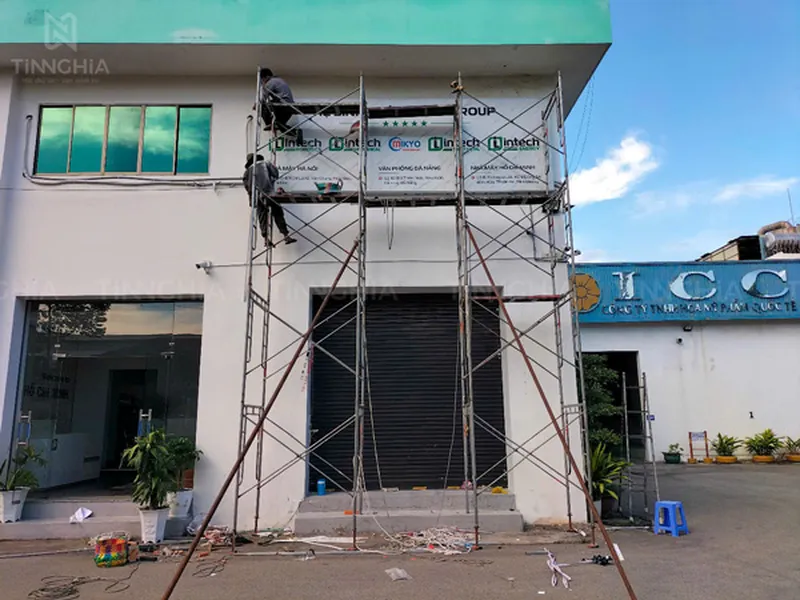 LÀM BẢNG HIỆU NHỰA GIẢ ĐÁ THUẬN AN | Ốp Nhựa Giả Đá, Alu Giả Đá Bảng Hiệu