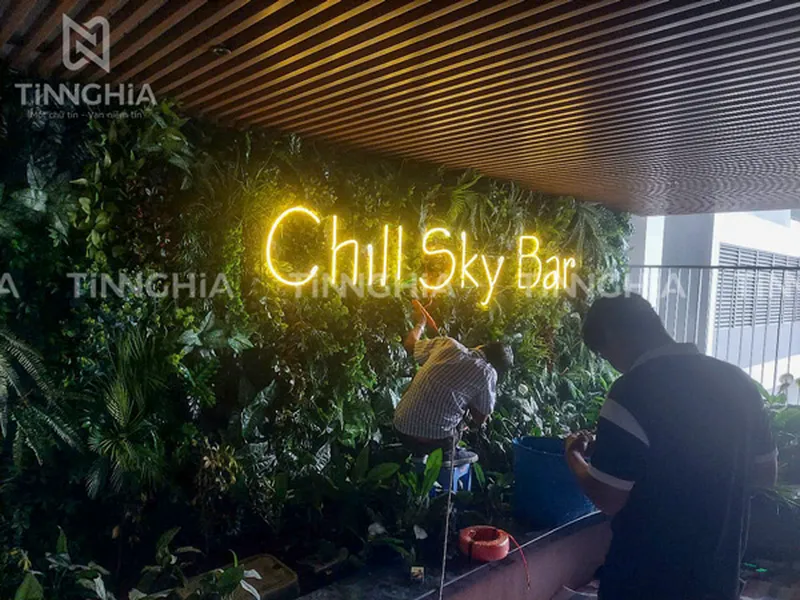 LÀM BẢNG LED NEON BẾN CÁT | BIỂN HIỆU ĐÈN NEON SIGN ĐẸP GIÁ RẺ