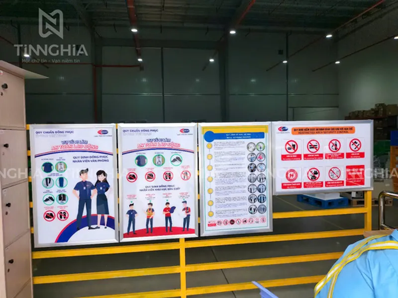 Làm biển nội quy công ty giá rẻ Bình Dương – Chuyên nghiệp, bền đẹp, đúng chuẩn, Biển nội quy