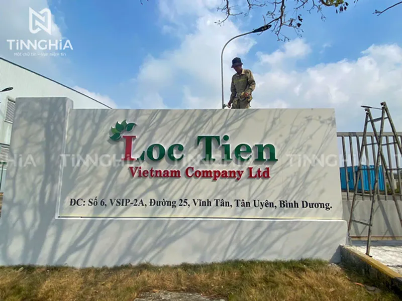 LÀM BIỂN CÔNG TY THUẬN AN | BIỂN HIỆU ĐẸP CÁC LOẠI TỪ ALU MICA INOX