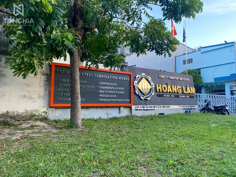 LÀM BIỂN HIỆU ALU CHỮ NỔI INOX ĐẸP | BÁO GIÁ THI CÔNG Ở BÌNH DƯƠNG