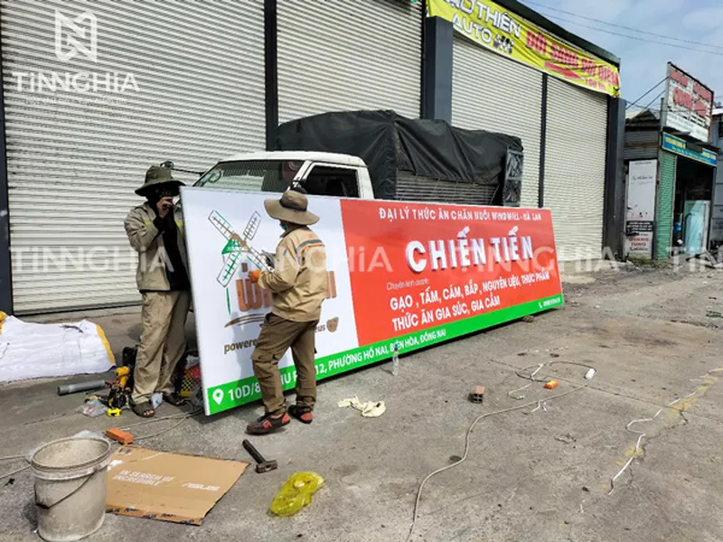 LÀM BIỂN HIỆU BẾN CÁT | CHỖ LÀM BIỂN QUẢNG CÁO ĐẸP UY TÍN