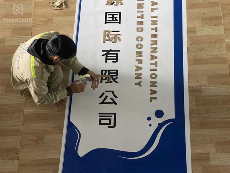 LÀM BIỂN HIỆU CÔNG TY BẾN CÁT | BIỂN QUẢNG CÁO ALU INOX MICA...