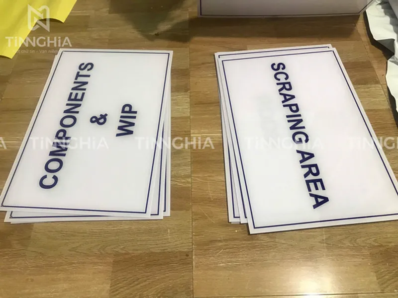 LÀM BIỂN HIỆU MICA TÂN UYÊN | LÀM BẢNG TÊN PHÒNG BAN GIÁ RẺ