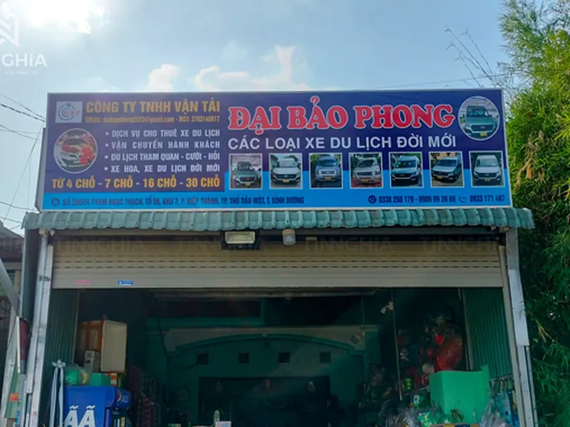 LÀM BIỂN QUẢNG CÁO BẰNG TÔN DĨ AN | BẢNG HIỆU TÔN SÓNG BÌNH DƯƠNG