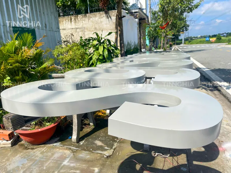 LÀM CHỮ INOX CỦ CHI | LÀM BẢNG HIỆU CHỮ NỔI INOX UY TÍN GIÁ RẺ