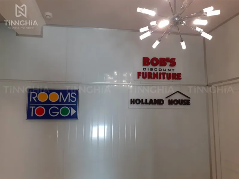 LÀM CHỮ NỔI DÁN TƯỜNG BÌNH DƯƠNG | CHỮ UỐN NỔI MICA INOX ALU