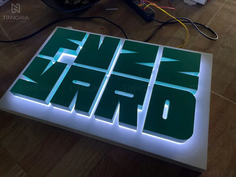 LÀM CHỮ NỔI INOX LED TPHCM | Công Ty Tín Nghĩa làm Chữ Quảng Cáo