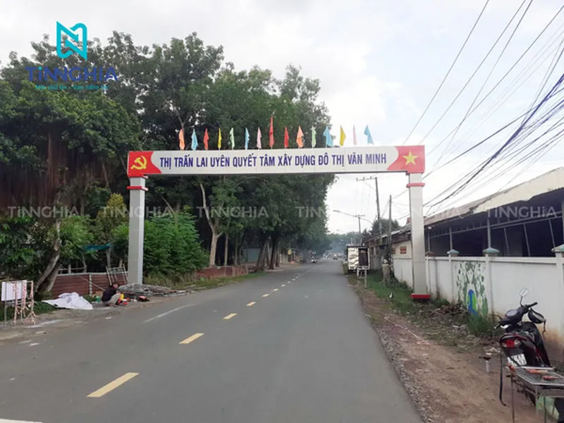 LÀM CỔNG CHÀO ỐP ALU GIÁ RẺ