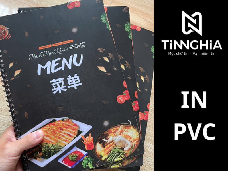 Menu Nhựa PVC Có Phù Hợp Với Quán Ngoài Trời?