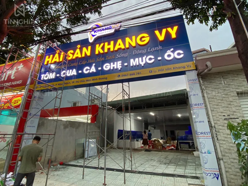 ỐP ALU MẶT DỰNG THUẬN AN | BIỂN ALU QUẢNG CÁO ĐẸP