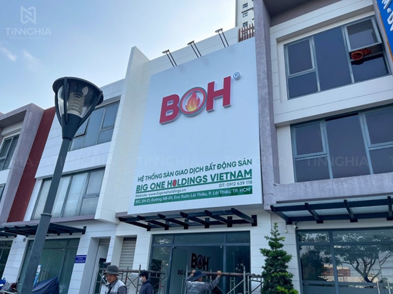 ỐP MẶT DỰNG ALU TPHCM | QUẢNG CÁO TÍN NGHĨA THI CÔNG