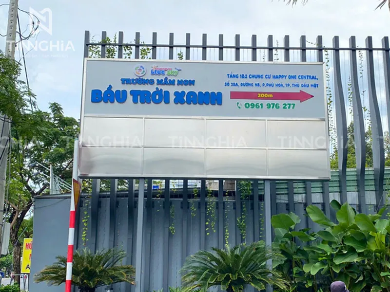 QUẢNG CÁO BẾN CÁT | CHUYÊN LÀM BIỂN HIỆU ALU INOX MICA, BIỂN TÔN