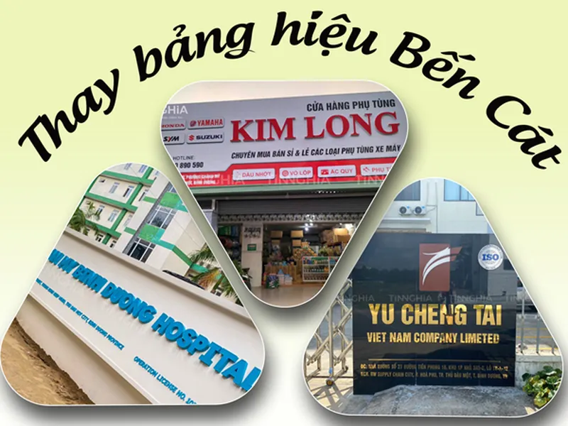Thay Bảng Hiệu Bến Cát | Đổi Mới Diện Mạo Thương Hiệu