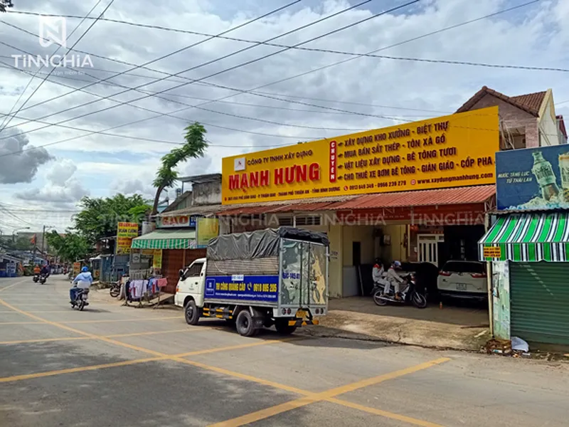 THI CÔNG BẢNG HIỆU ALU TẠI BẾN CÁT