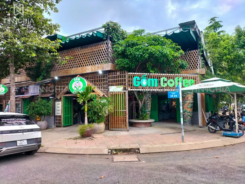 THI CÔNG BẢNG HIỆU CÀ PHÊ THƯƠNG HIỆU GỐM COFFEE