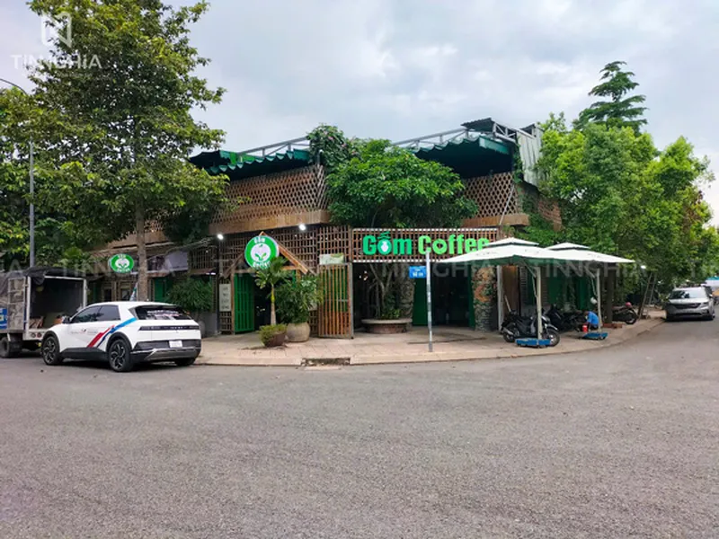 THI CÔNG BẢNG HIỆU CÀ PHÊ THƯƠNG HIỆU GỐM COFFEE