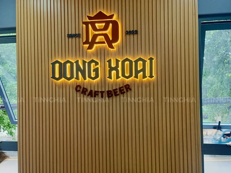 THI CÔNG CHỮ NỔI INOX - MICA TẠI THUẬN AN