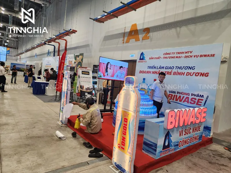 THI CÔNG GIAN HÀNG TRIỂN LÃM - HỘI CHỢ BÌNH DƯƠNG