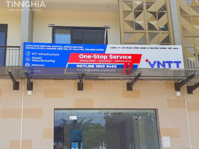 THIẾT KẾ BẢNG HIỆU ALU TẠI BẾN CÁT