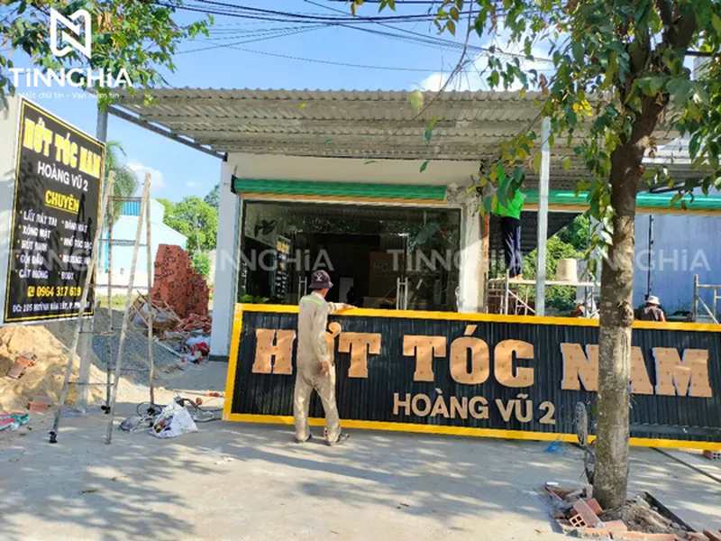 THIẾT KẾ BIỂN HIỆU TÔN THUẬN AN | BIỂN TÔN PHẲNG, BIỂN TÔN SÓNG GIÁ RẺ