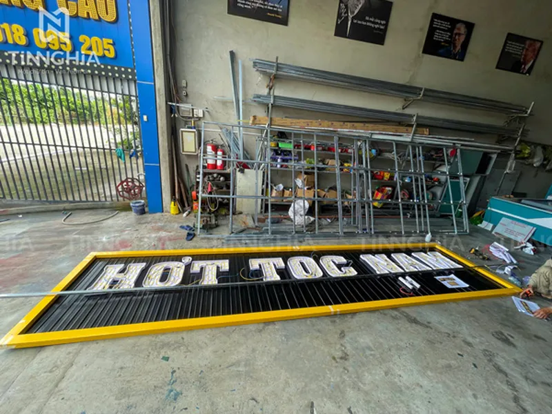 THIẾT KẾ BIỂN HIỆU TÔN THUẬN AN | BIỂN TÔN PHẲNG, BIỂN TÔN SÓNG GIÁ RẺ