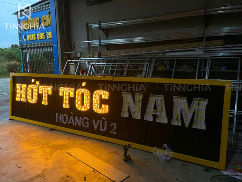 THIẾT KẾ BIỂN HIỆU TÔN THUẬN AN | BIỂN TÔN PHẲNG, BIỂN TÔN SÓNG GIÁ RẺ