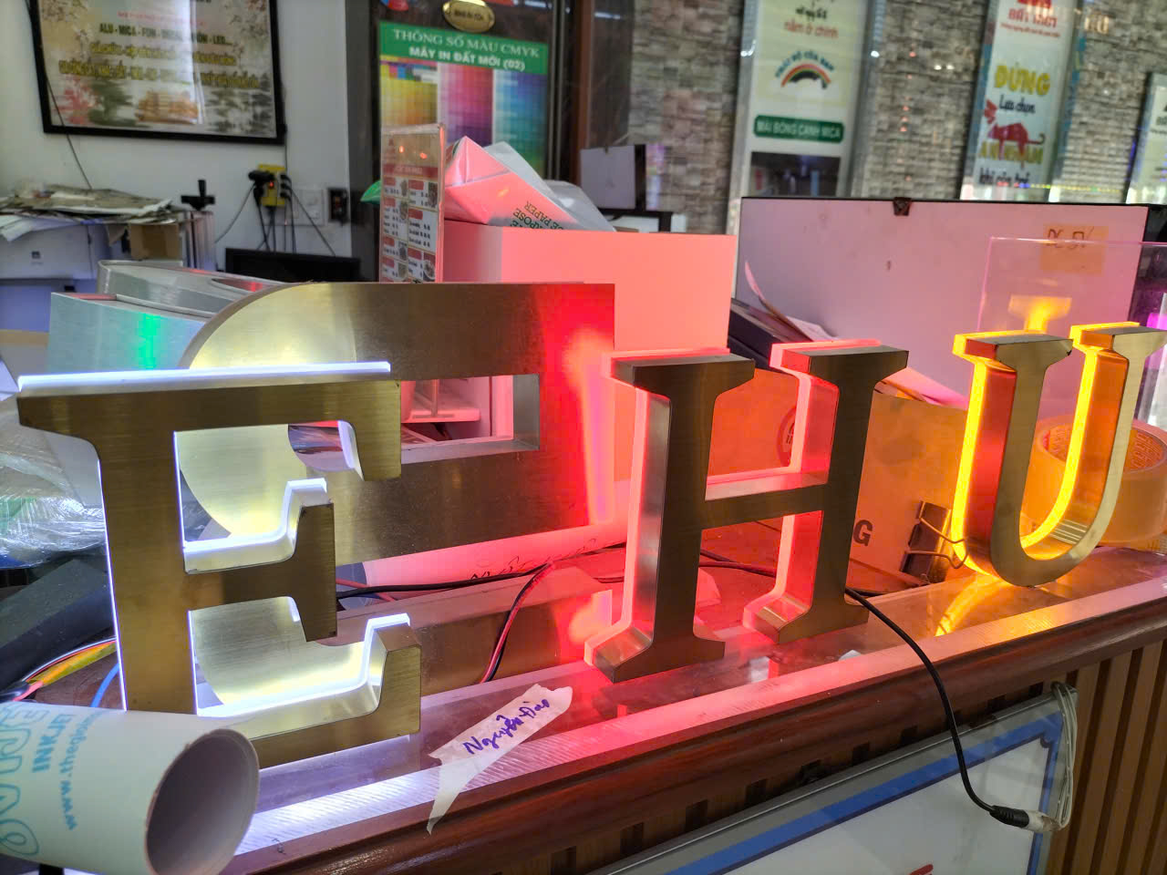 Làm Biển Chữ Nổi Bình Dương