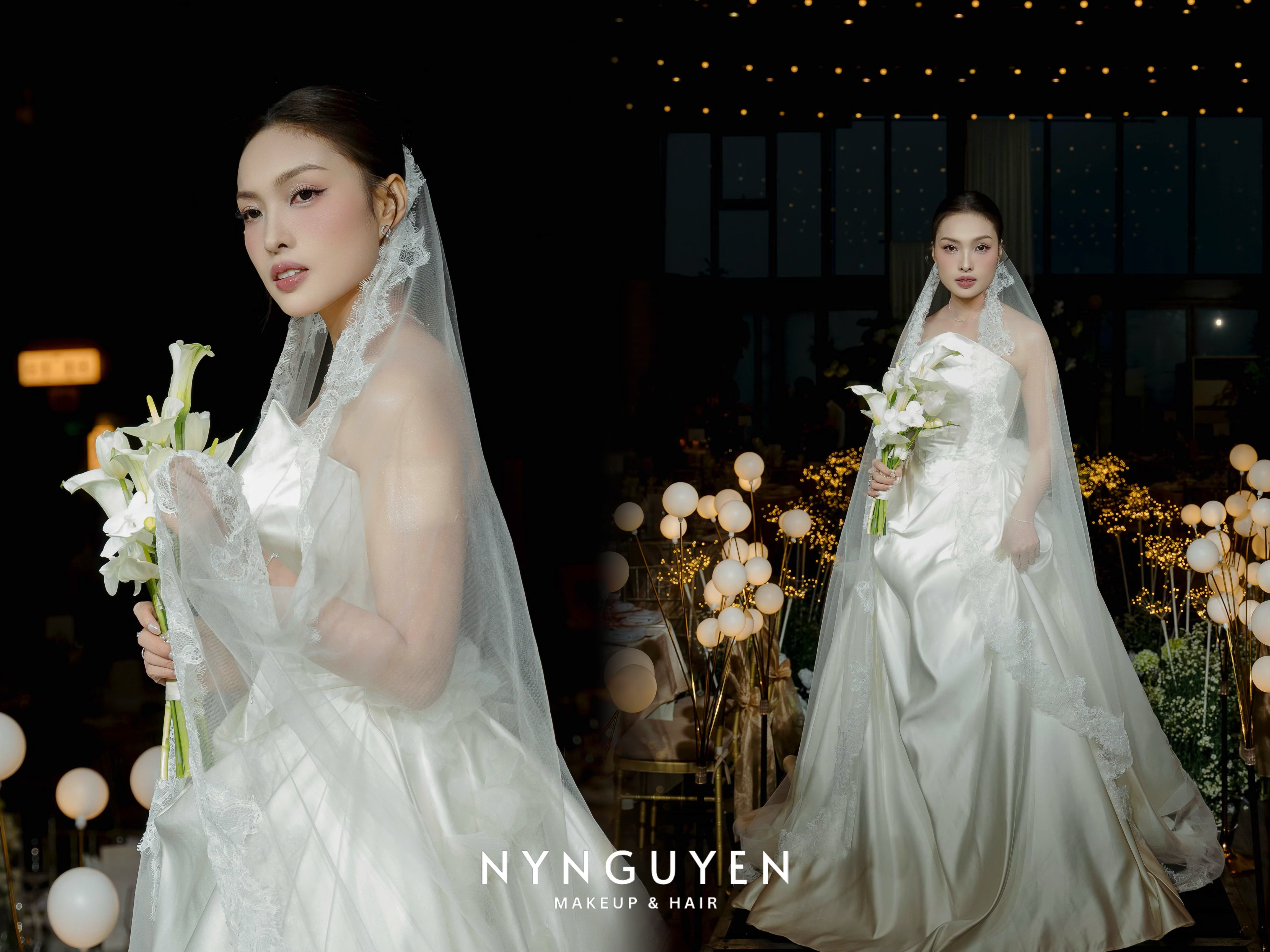 Cô dâu xinh xắn với chiếc soire trắng Cô dâu xinh xắn với chiếc soire trắng