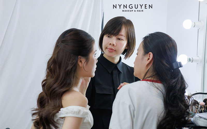 NyNguyen Makeup hướng dẫn học viên chuyên nghiệp nâng cao NyNguyen Makeup hướng dẫn học viên chuyên nghiệp nâng cao