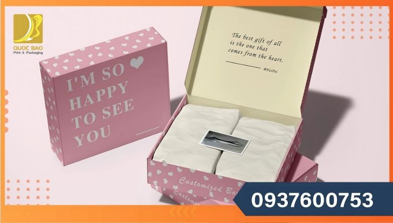 Công ty in ấn hộp giấy đựng quà số lượng lớn