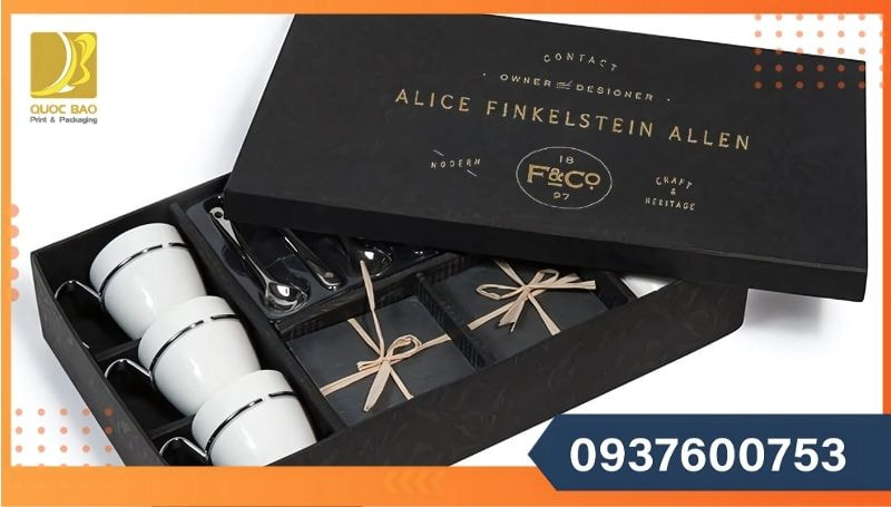 Công ty in ấn hộp giấy đựng quà số lượng lớn