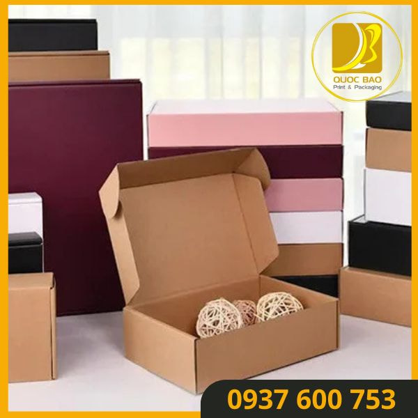 hộp carton nắp gài