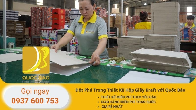 In hộp giấy cao cấp đựng quà tặng Quốc Bảo