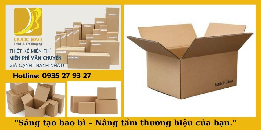 Thùng carton đóng hàng thân thiện môi trường – Giải pháp bền vững cho doanh nghiệp