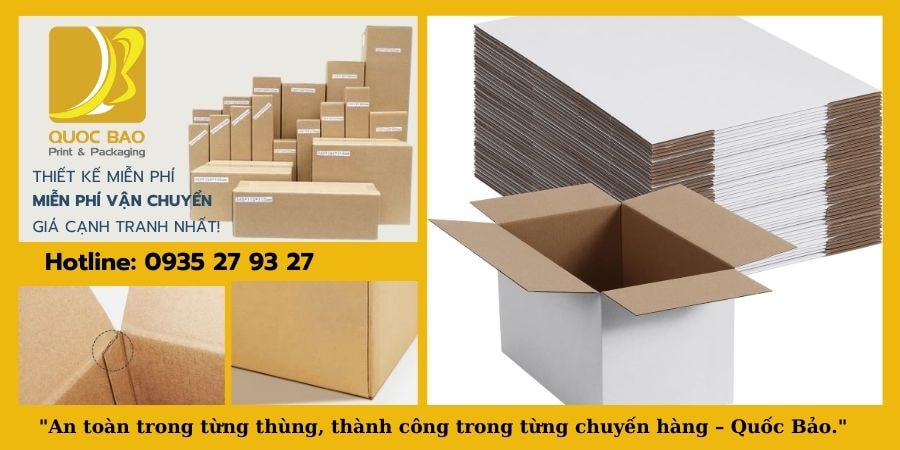 Thùng carton đóng hàng đạt chuẩn quốc tế – Bảo vệ sản phẩm khi xuất khẩu