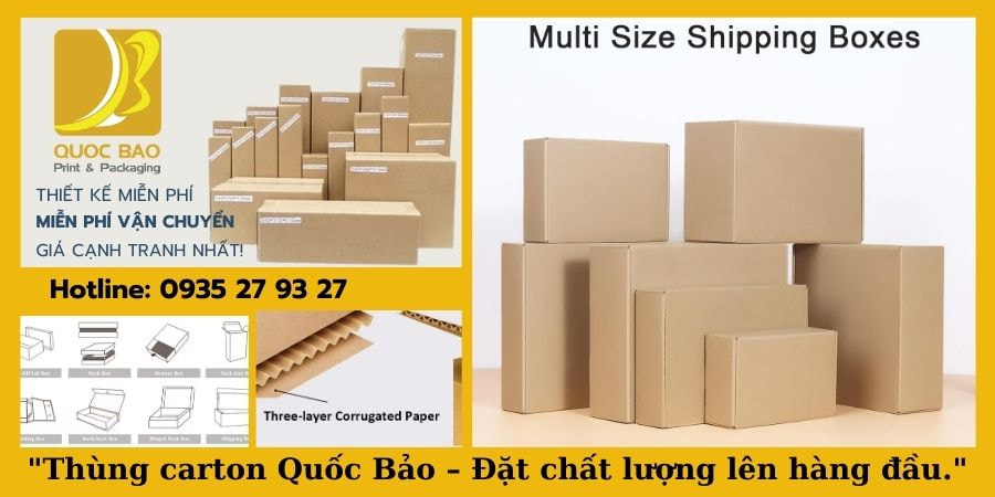Thùng carton đóng hàng: Sự lựa chọn hàng đầu cho doanh nghiệp